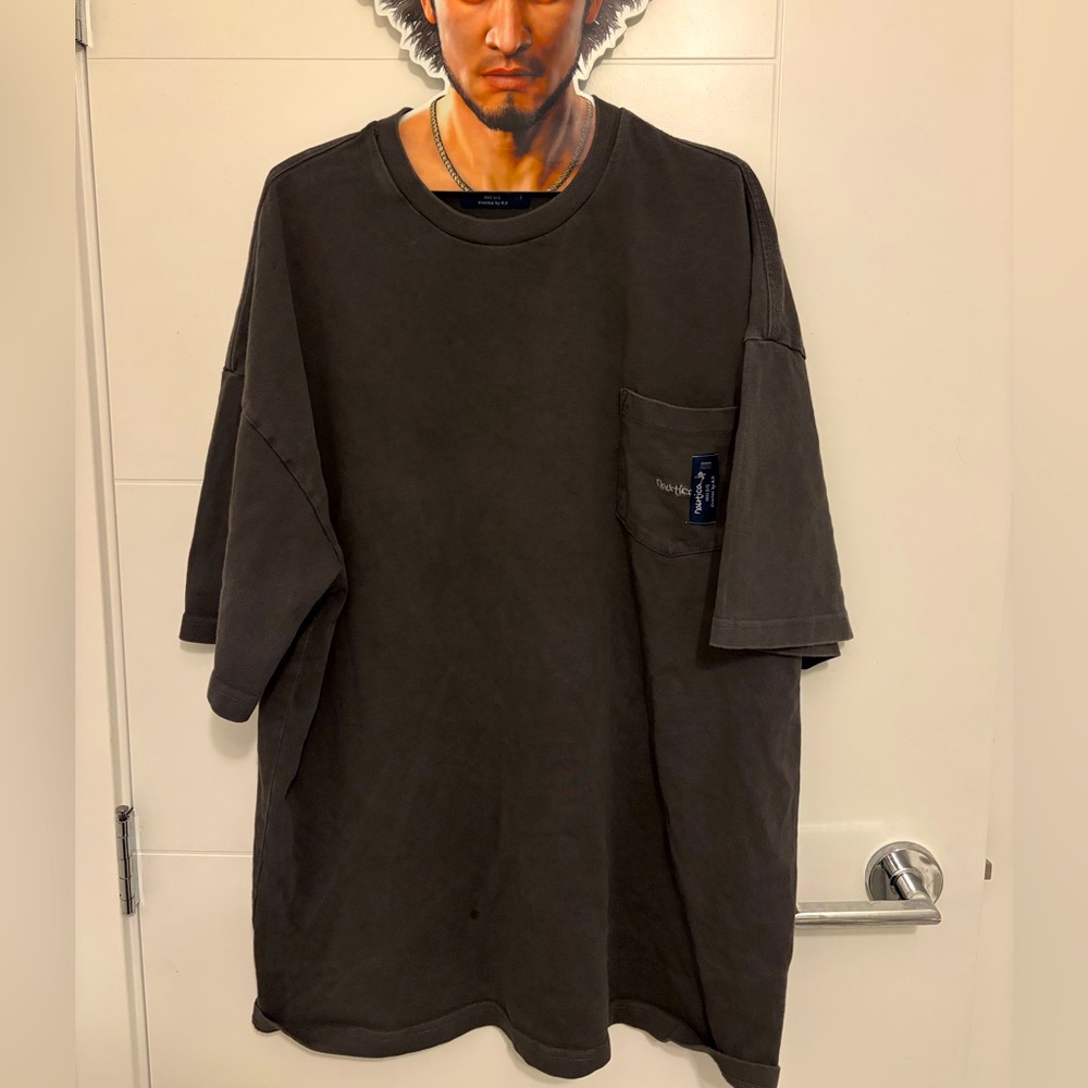 Nautica JP Charcoal gray heavyweight tee